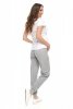 Casual maternity trousers Amanda M010 melange